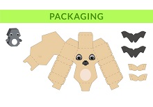 çocuklar için hazır hayvan model maketi şablonu, paper craft model animals